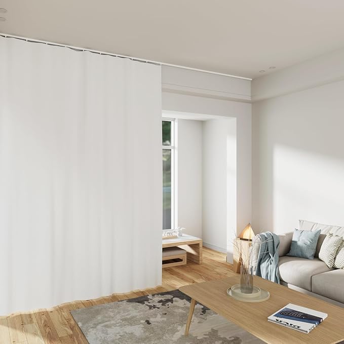 MaKefeile Room Divider Curtains Total Blackout Privacy Curtain Panel Room - Image 6