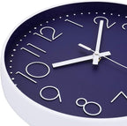 jomparis 12 Inch Silent Non-Ticking Battery Operated Quality Quartz Round Wall - Image 7