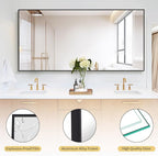 Koonmi 71"x30" Floor Mirror Full Length, Bedroom Floor Body Mirror - Image 4