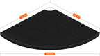 Homode Corner Shelf Wall Mount, 4 Tier Rounded Corner Floating Shelves - Image 3