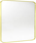 Gold Metal Framed Bathroom Mirror by Minuover