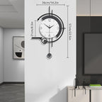 Modern Wall Clock Large Minimalist Decorative Wall Clocks Creativity Silent Non - Image 6