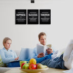 KAWAHONE Success Quotes Wall Art, Motivational Entrepreneur Tomorrow Poster - Image 4