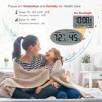 WallarGe Auto Set Digital Wall Clock Battery Operated, Desk Clocks - Image 2