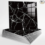 10pcs Peel and Stick Tile Shower Waterproof Marble Tiles Wall Panels, by Unknown