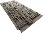 EverStone Canyon Ridge Faux Stone Panel, 45 3/4"W x 24 1/2"H x 1 1/4"D - Image 6