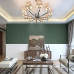 TANONE Dark Green Contact Paper Peel and Stick, Grasscloth Wallpaper Self - Image 8