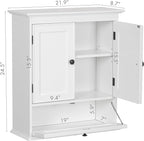 Spirich Bathroom Cabinet Wall Mounted, Small Bathroom Wall Cabinet Over Toilet - Image 3