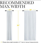 NICETOWN Greyish White Window Curtain Panels - Image 7