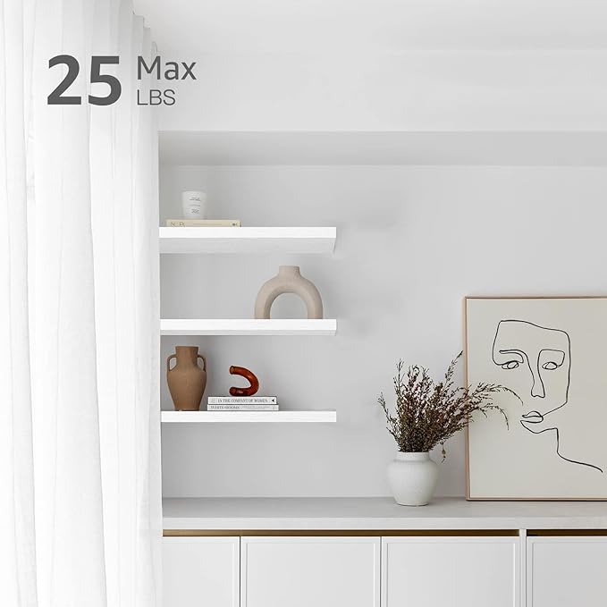 QEEIG Floating Shelves for Wall 23.6" Long - Image 5