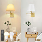 TRLIFE Dimmable Wall Sconce, Remote Control Dimming 10-100% and Adjustable - Image 5
