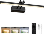 Battery Operated Picture Light for Wall, Wall Light for Living Room, 4000 mAh by Percantis