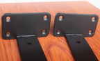 16 Pack - 14 inch Black Hidden L Shelf Bracket Iron Floating Shelf Brackets - Image 3