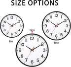 Wall Clocks Battery Operated 12 inch Modern Wall Clock, Silent Non Ticking Wall - Image 5