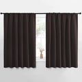 NICETOWN Blackout Curtains for Bedroom, Toffee Brown, 1 Pair, 62 by 63-inch by NICETOWN