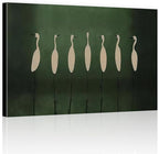 ALMLZL Egret Canvas Wall Art Elegant White Birds Heron Poster Minimalist by ALMLZL