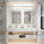 Ralbay Chrome Bathroom Vanity Lighting Fixtures Acrylic Rotable 360° LED Modern - Image 3