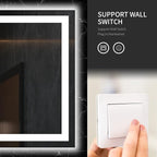 LOAAO 60X28 LED Bathroom Mirror - Image 5