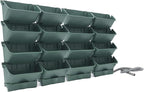 Vertical Wall Planter with 16 Pots, Hanging Garden Plant Flowerpot Holder by Eapmic
