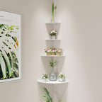 Corner Floating Shelf, 3.0mm Aluminum Alloy Corner Shelves wall Mounted - Image 4