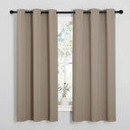 NICETOWN Sleek Blackout Curtains 63 inches Length by NICETOWN