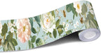 IVN Wallpaper Border Peel and Stick Wall Floral Bee Decorative Wall Trim Self by IVN