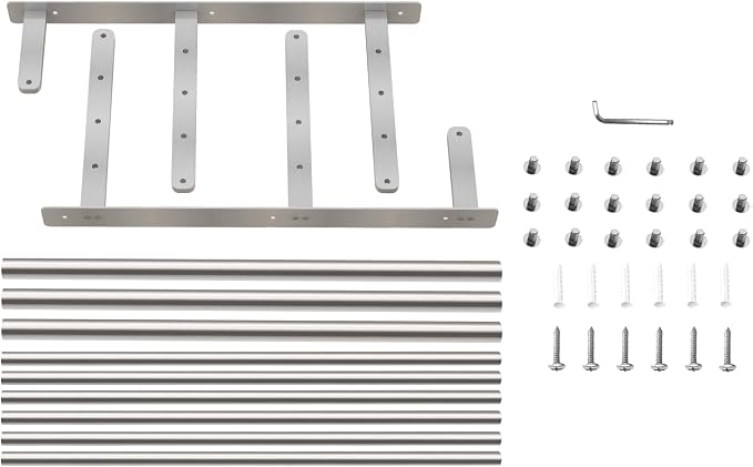 BETHOM Towel Shelf for Bathroom Wall Mounted, 3-Tier Hotel Style Towel Rack - Image 6