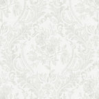Ismoon Peel and Stick Wallpaper Vintage Floral Contact Paper Boho White and by Ismoon