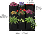 WFIST Vertical Hanging Planter Bag, Breathable Felt Wall Garden Planter - Image 2