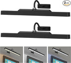 2Pack Picture Light, 13Hrs Lasting Battery Operated Picture Lights by Craftersmark