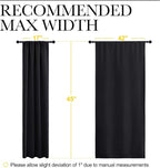 NICETOWN Black Out Short Curtain Panels - Image 7