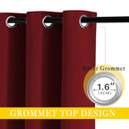 NICETOWN French Door Curtain for Window Extra Long & Wide, Grommet Thermal - Image 2