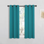 NICETOWN Room Darkening Curtains 45 inch Length 2 Panels, Thermal Insulated by NICETOWN