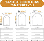 Arched Backlit Mirror Bathroom 30"x36"- Frameless LED Bathroom Mirror - Image 8