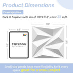 STICKGOO 33 Pack 3D Wall Panels - Image 6