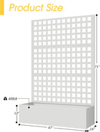 Metal Planter Box with Trellis, Planter Box Trellis with Privacy Screen and - Image 2