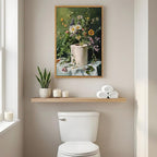 AtterrirArt Framed Vintage Bathroom Wall Art Funny, 20 * 30 Inch, Toilet Paper - Image 3