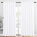 NICETOWN White Bedroom Curtain Panels by NICETOWN