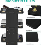 WALI Floating TV Shelf, 3 Tier Projector Shelf - Image 4