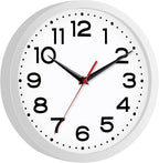Wall Clock Silent Non-Ticking Modern Clock Battery Operated 8 Inch Small - Image 2