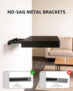 WALI Floating Shelves for Wall, 2 Tier Bathroom Storage Shelf Over Toilet - Image 4