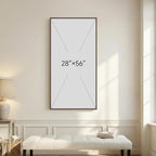 Extra Large Framed Vertical Tree Ring Wall Art - Image 3