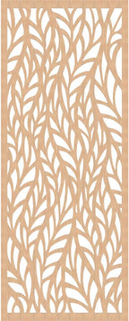 Ortonville Decorative Pierced Fretwork Wood Wall Panels, 37 3/8"W x 94 3/8"H x - Image 2