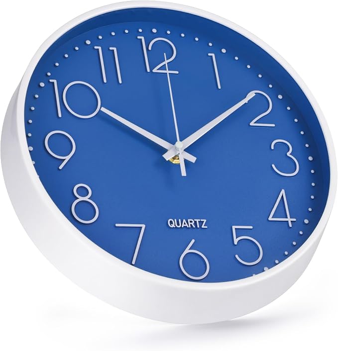 Wall Clock Non-Ticking Silent Modern Simple Style Round Decor Clock - Image 2