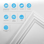 Art3d 36-Pack Drop Relief Ceiling Tiles - Image 5