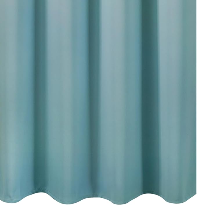 LEMOMO Blackout Curtains 66 x 54 Inch Long Stone Blue Curtains Set of 2 Panels - Image 8