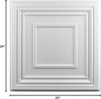 Art3d Drop Ceiling Tiles 24x24in., Wainscoting Panels Glue Up 2ft x 2ft - Image 8
