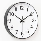 HZDHCLH White Analog Wall Clocks Battery Operated, 12 inch Silent Non Ticking - Image 3