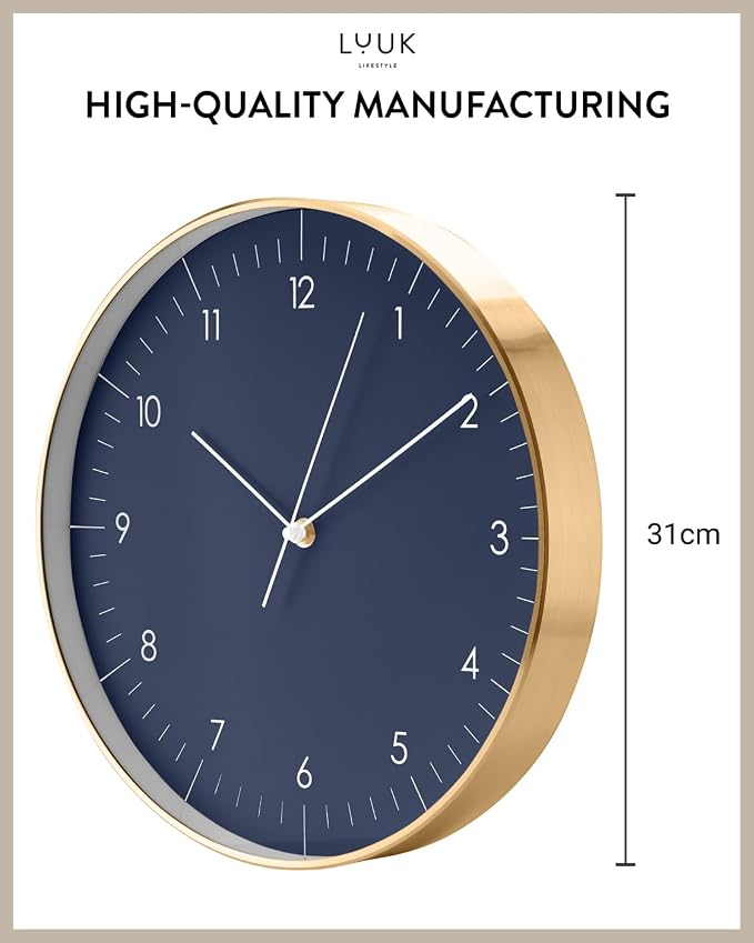 LUUK LIFESTYLE Modern Wall Clock - Image 2