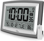 WallarGe Atomic Clock with Outdoor and Indoor Temperature by WallarGe